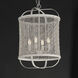 Cestino 4 Light 19 inch Weathered White Single Pendant Ceiling Light