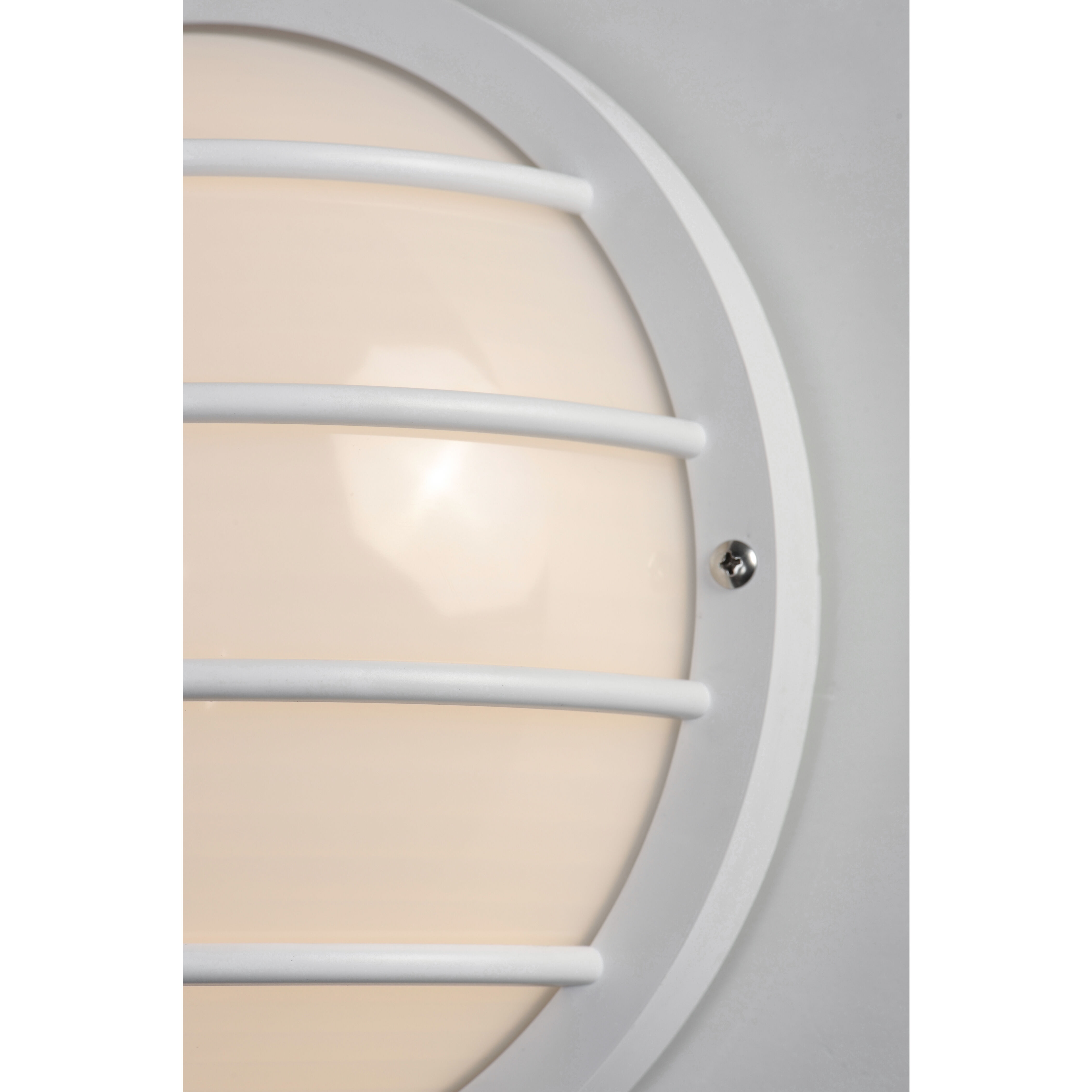 Bulwark LED 10 inch White Outdoor Wall Mount