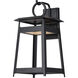 Pagoda LED 18.5 inch Black Outdoor Wall Mount