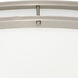 Linear LED 18 inch Satin Nickel Flush Mount Ceiling Light