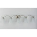 Vital 5 Light 41 inch Satin Nickel Bath Vanity Wall Light