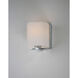 Wrap 1 Light 5.5 inch Polished Chrome Bath Vanity Wall Light