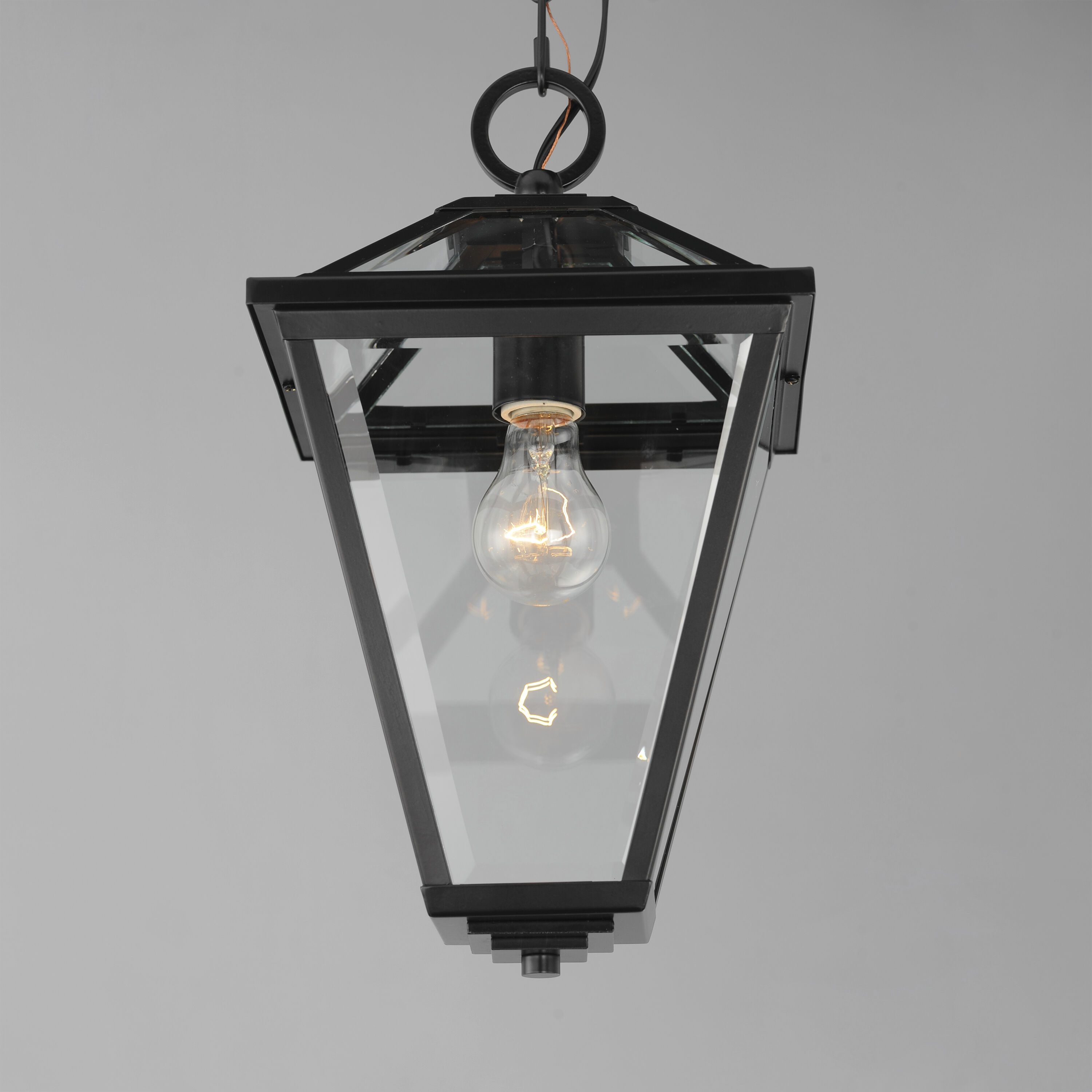 Prism 1 Light 9 inch Black Outdoor Pendant