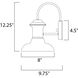 Wharf 1 Light 12.25 inch Empire Bronze Outdoor Wall Mount