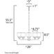 Acadia 5 Light 26 inch Heritage Single-Tier Chandelier Ceiling Light