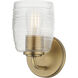 Honey 1 Light 5 inch Natural Aged Brass Wall Sconce Wall Light