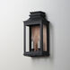 Savannah VX 2 Light 15.25 inch Antique Copper and Black Oxide Outdoor Wall Mount in Antique Copper/Black