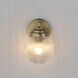 Kasbah 1 Light 6 inch Satin Brass Wall Sconce Wall Light
