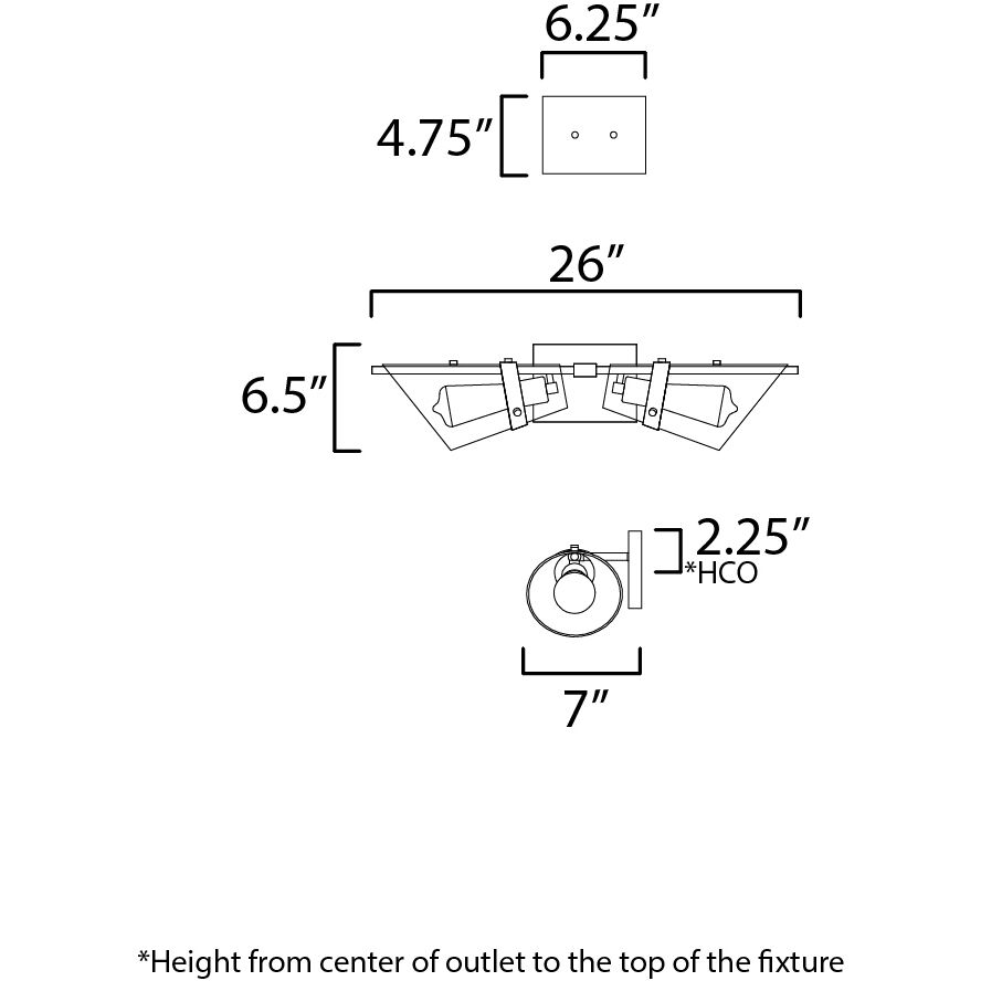 Finch Wall Sconce Wall Light in Seedy, Dark BronzeandAntique Brass