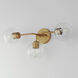 Knox 3 Light 24.25 inch Natural Aged Brass Bath Vanity Wall Light
