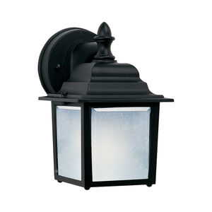 Builder Cast LED E26 LED 9 inch Black Outdoor Wall Mount