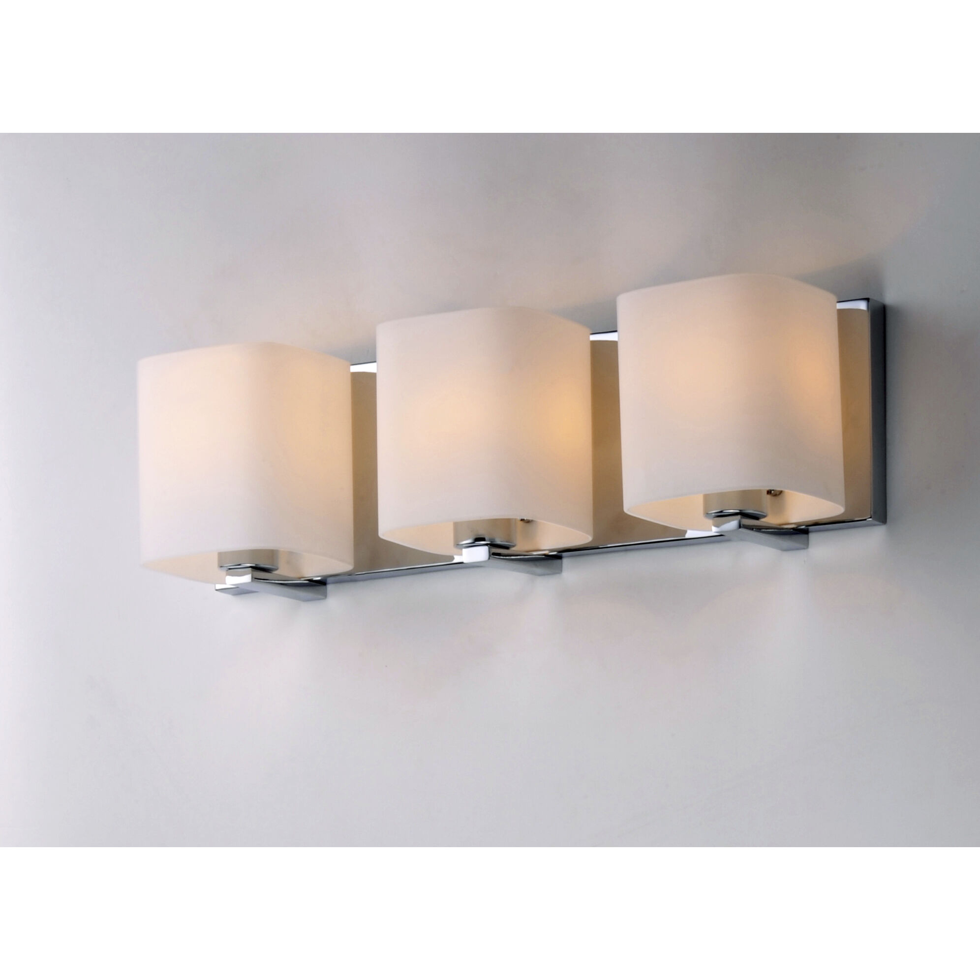 Wrap 3 Light 19 inch Polished Chrome Bath Vanity Wall Light