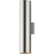 Outpost LED 22 inch Brushed Aluminum Outdoor Wall Mount