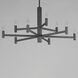 Emana 9 Light 33.5 inch Black Chandelier Ceiling Light