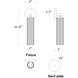 Aveline 1 Light 5 inch Natural Aged Brass ADA Wall Sconce Wall Light
