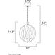 Provident 3 Light 12 inch Satin Nickel Single Pendant Ceiling Light