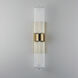 Kasbah 2 Light 5 inch Satin Brass Wall Sconce Wall Light