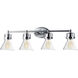 Seafarer LED 33.25 inch Polished Chrome Bath Vanity Wall Light