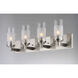 Crescendo 4 Light 25 inch Satin Nickel Wall Sconce Wall Light