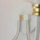 Charlton 2 Light 11.75 inch Weathered White and Gold Leaf Wall Sconce Wall Light