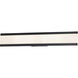 Visor LED 30 inch Black Bath Vanity Wall Light