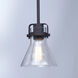 Seafarer 1 Light 6 inch Oil Rubbed Bronze Mini Pendant Ceiling Light in Without Bulb