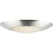 Diverse LED 11 inch Satin Nickel Flush Mount Ceiling Light