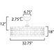 Portcullis 22 inch Bronze Gilt Fandelight, Smart Light