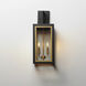 Neoclass 2 Light 21 inch Black and Gold Outdoor Wall Mount