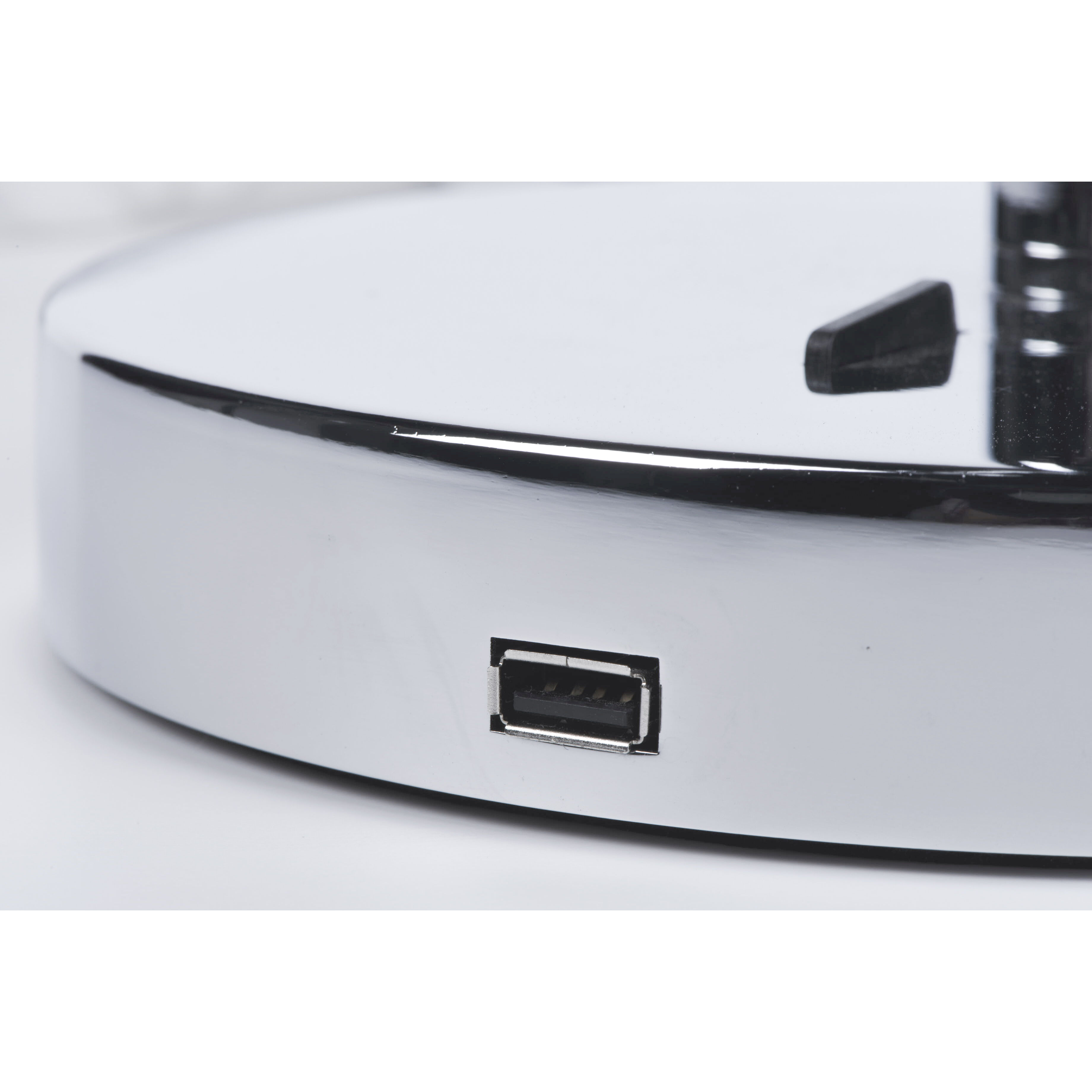 Hotel 19 inch 16 watt Polished Chrome Table Lamp Portable Light