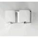 Wrap 2 Light 12.5 inch Polished Chrome Bath Vanity Wall Light