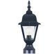 Builder Cast 1 Light 15.75 inch Black Outdoor Pole/Post Mount