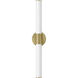 Tubo LED 30 inch Natural Aged Brass Bath Vanity Wall Light