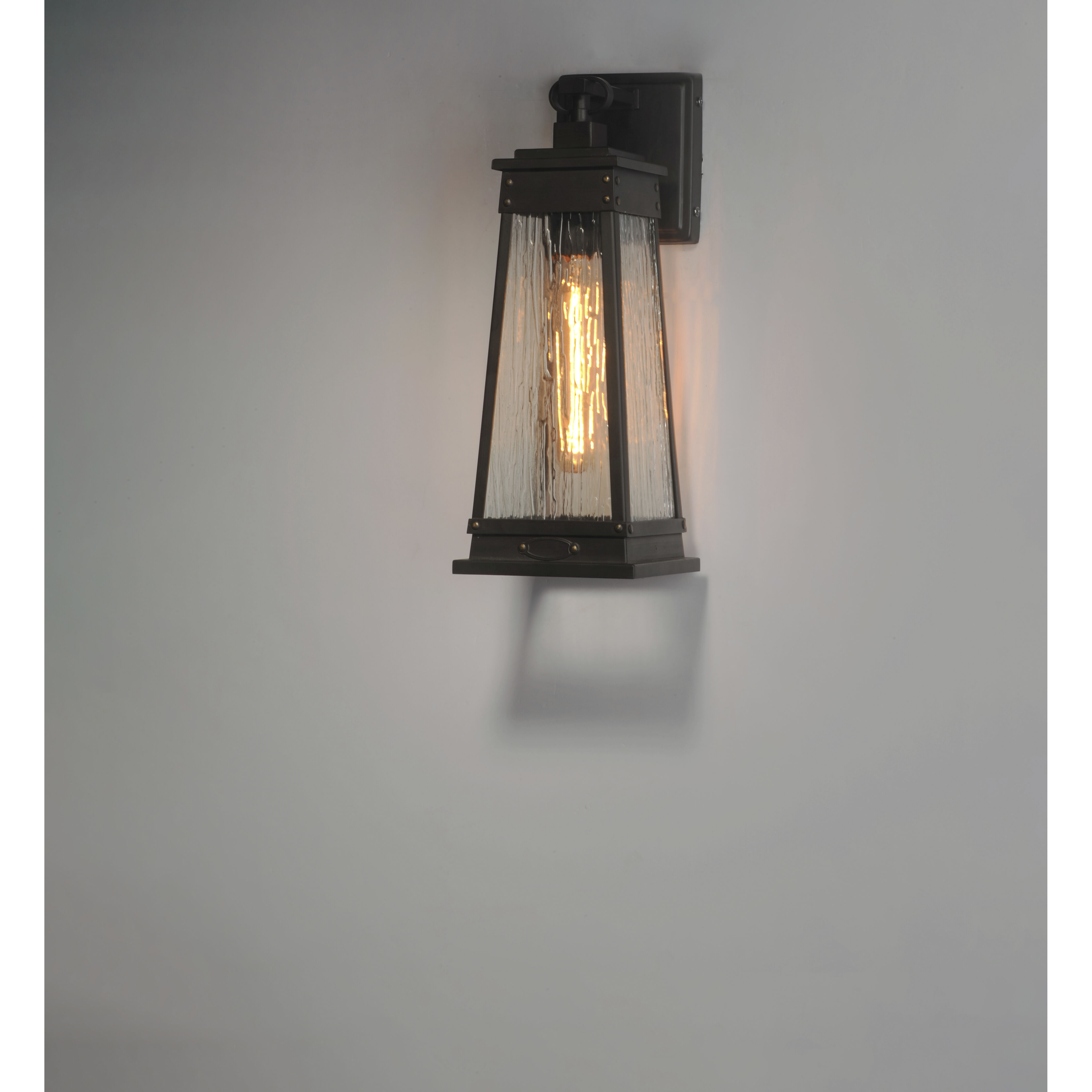 Schooner 1 Light 15 inch Olde Brass Outdoor Wall Sconce