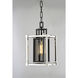 Refine 1 Light 7.25 inch Black and Polished Nickel Single Pendant Ceiling Light