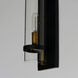 Capitol 1 Light 4.5 inch Black and Antique Brass ADA Wall Sconce Wall Light