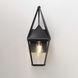 Bavaria 1 Light 18 inch Black Outdoor Wall Mount