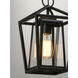 Artisan 1 Light 8 inch Black Outdoor Hanging Lantern