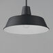 Pier M 1 Light 14 inch Black Outdoor Pendant, X-Large