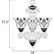 Symphony 3 Light 19 inch Oil Rubbed Bronze Mini Chandelier Ceiling Light
