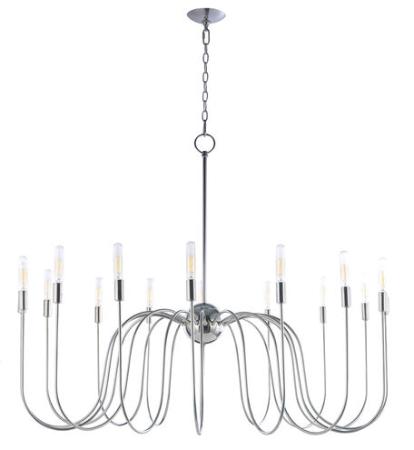 Willsburg 16 Light 44.25 inch Polished Nickel Entry Foyer Pendant Ceiling Light