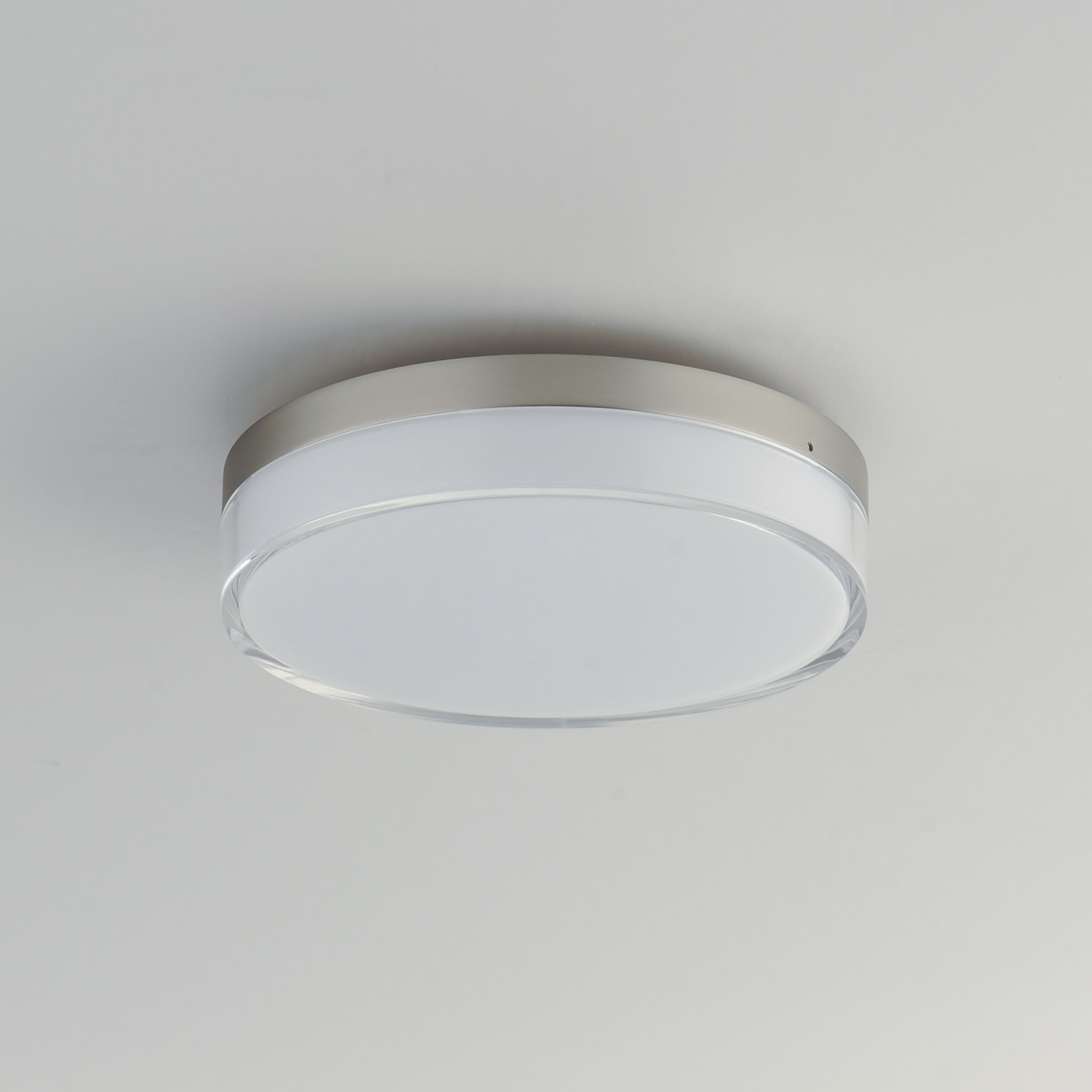 Edge LED 7 inch Satin Nickel Flush Mount Ceiling Light