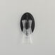 Ava 1 Light 5 inch Black Bath Vanity Wall Light