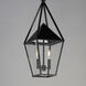Bavaria 2 Light 9 inch Black Outdoor Pendant