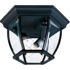 Crown Hill 3 Light 11 inch Black Outdoor Ceiling Mount