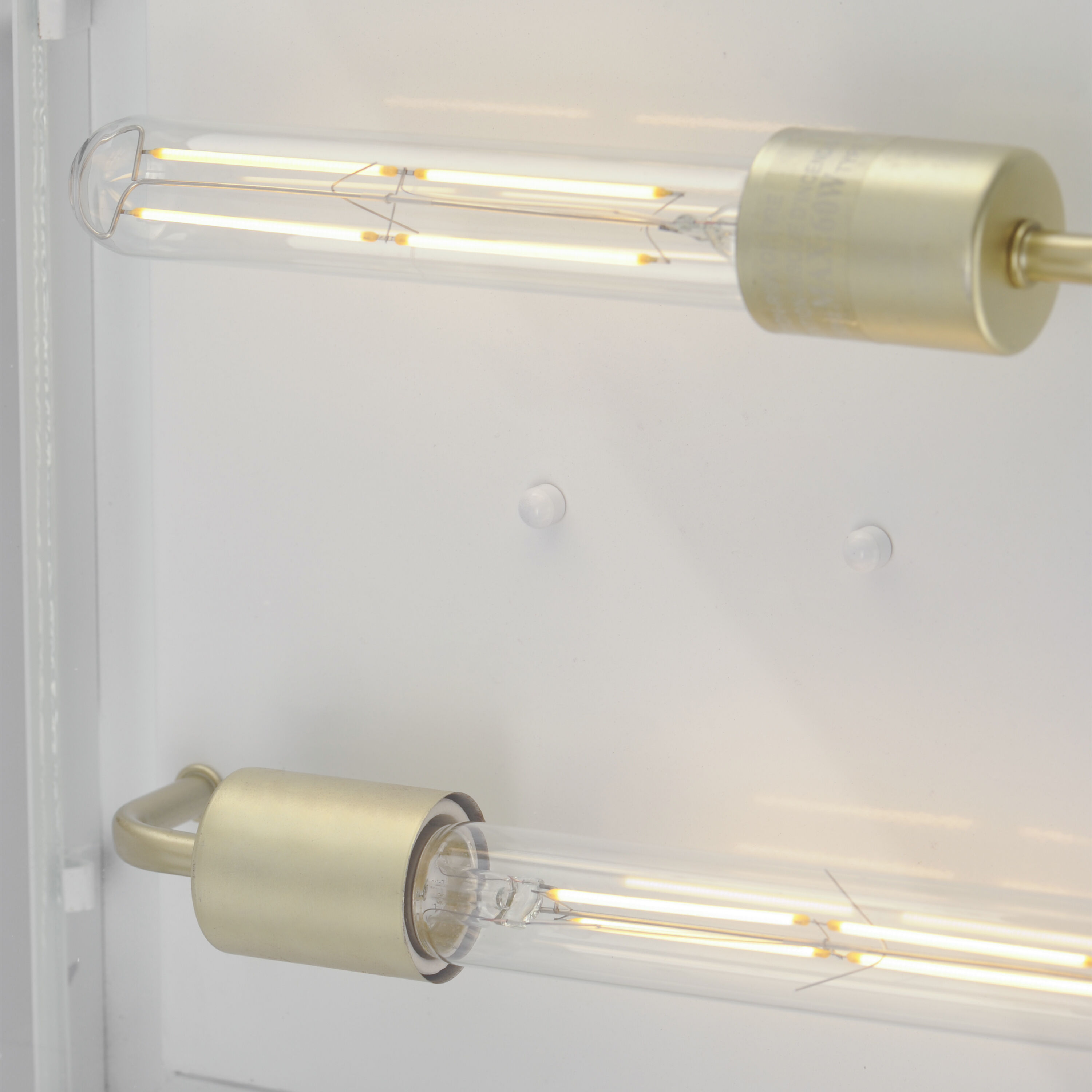 Neoclass 2 Light 13 inch White/Gold Outdoor Flush Mount in White and Gold