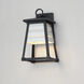 Shutters 1 Light 14 inch Black Outdoor Wall Mount