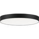 Trim - 0-10 V LED 7 inch Black Flush Mount Ceiling Light