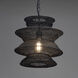 Krabi 1 Light 14 inch Black Single Pendant Ceiling Light