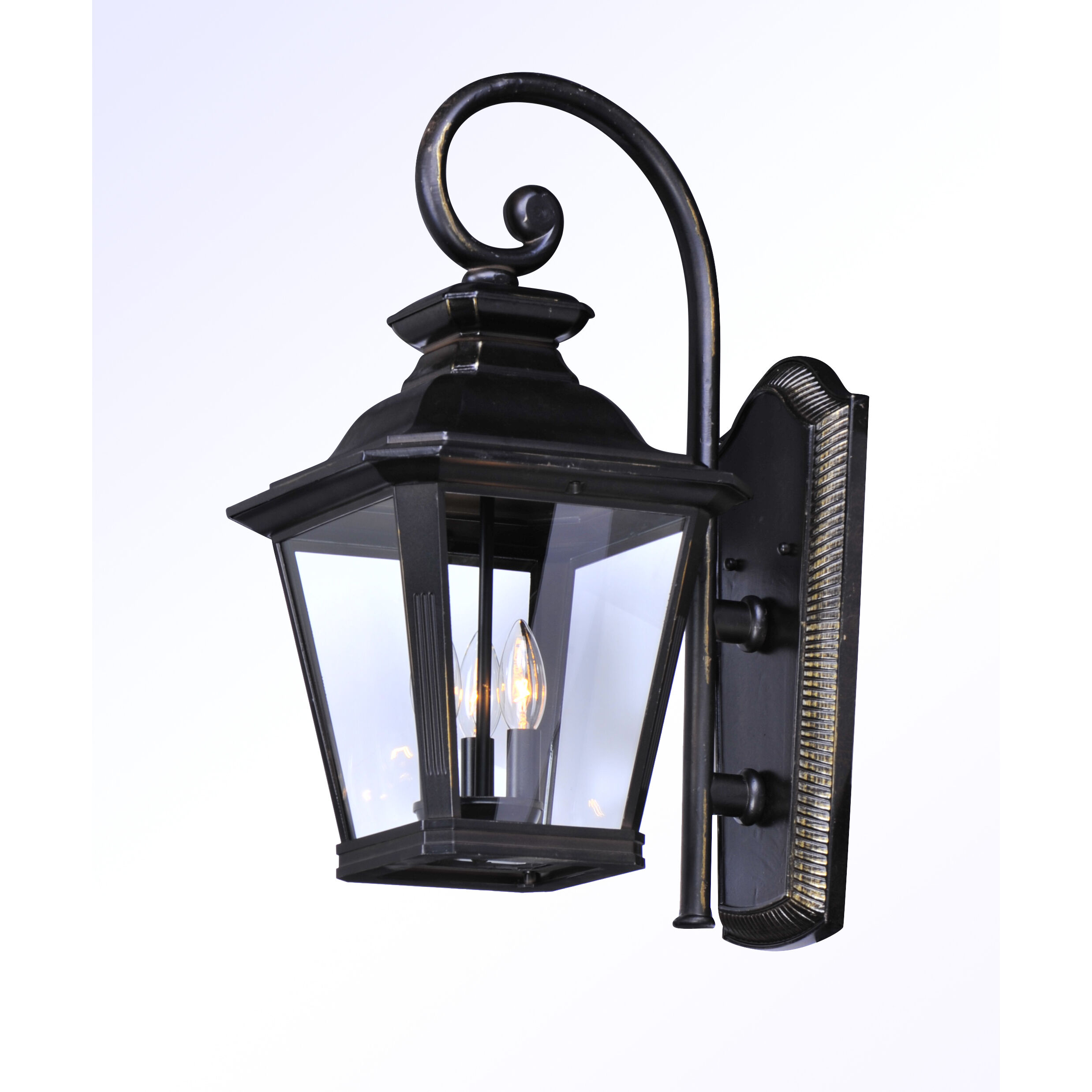 Knoxville 3 Light 19 inch Bronze Outdoor Wall Sconce